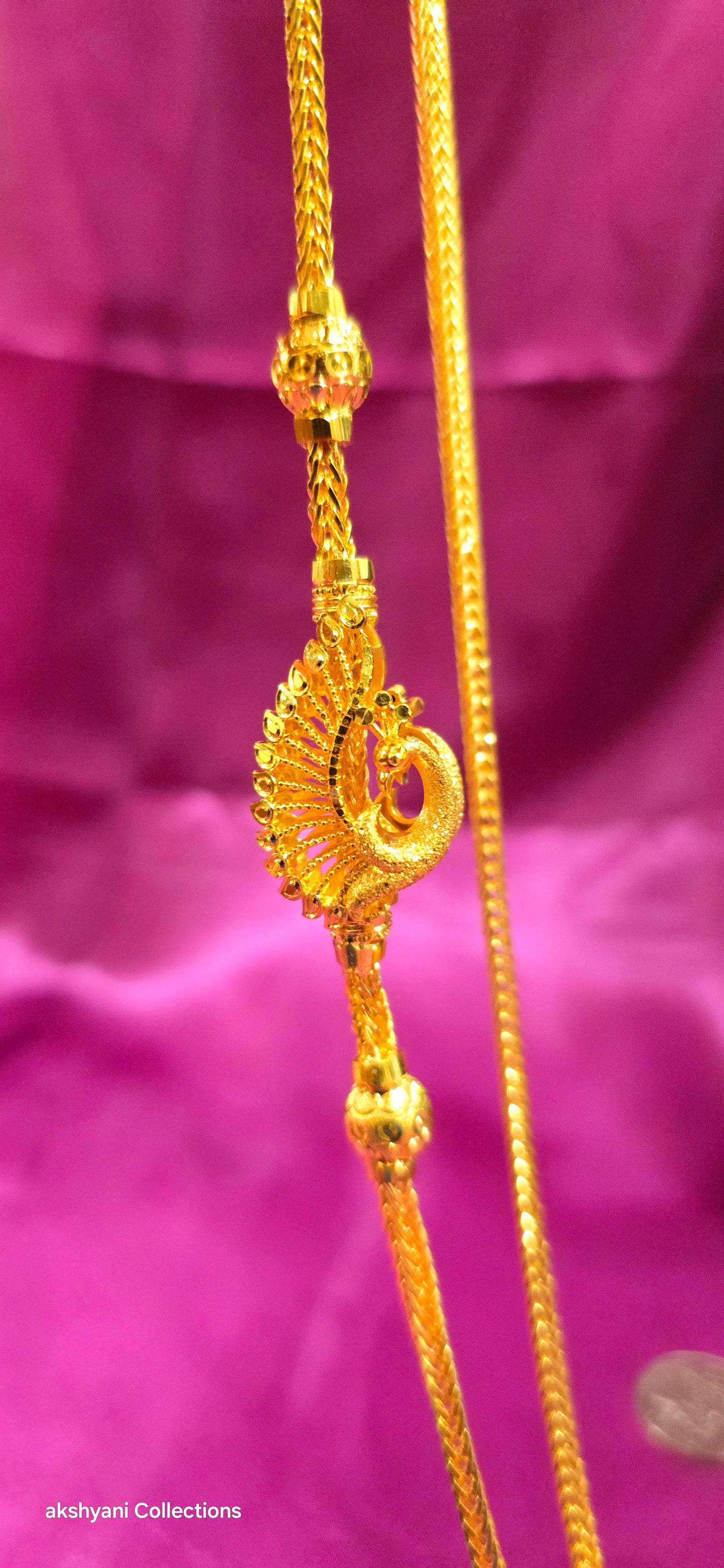 Codec665r ( 4 pawn) thickness thalikodi . Daily wear. Not 916 gold. Box type