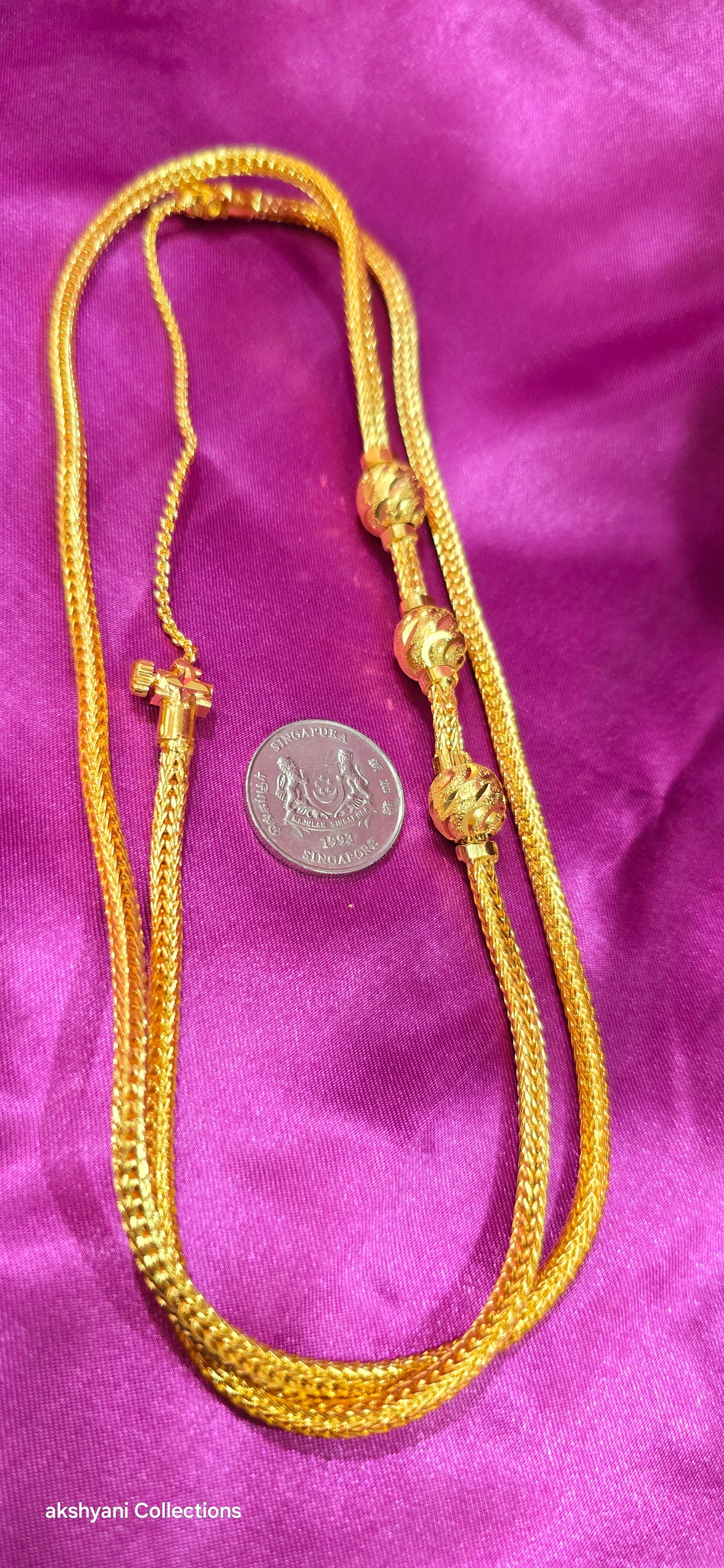 5 pawn thickness box daily wear type of jewellery. Code 721. Not 916 gold.