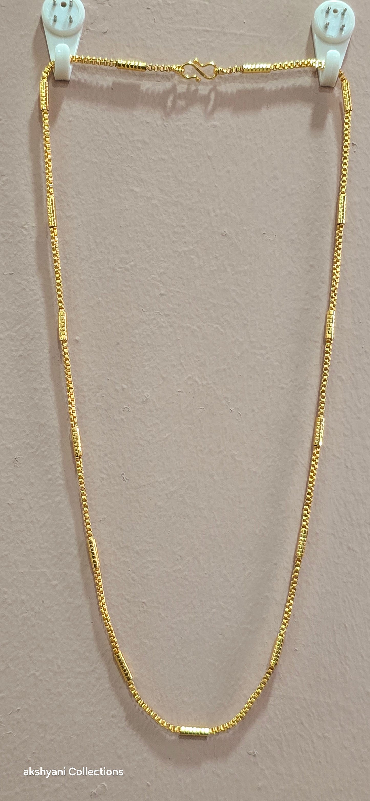 24 inches soft spinkle chain not 916 gold