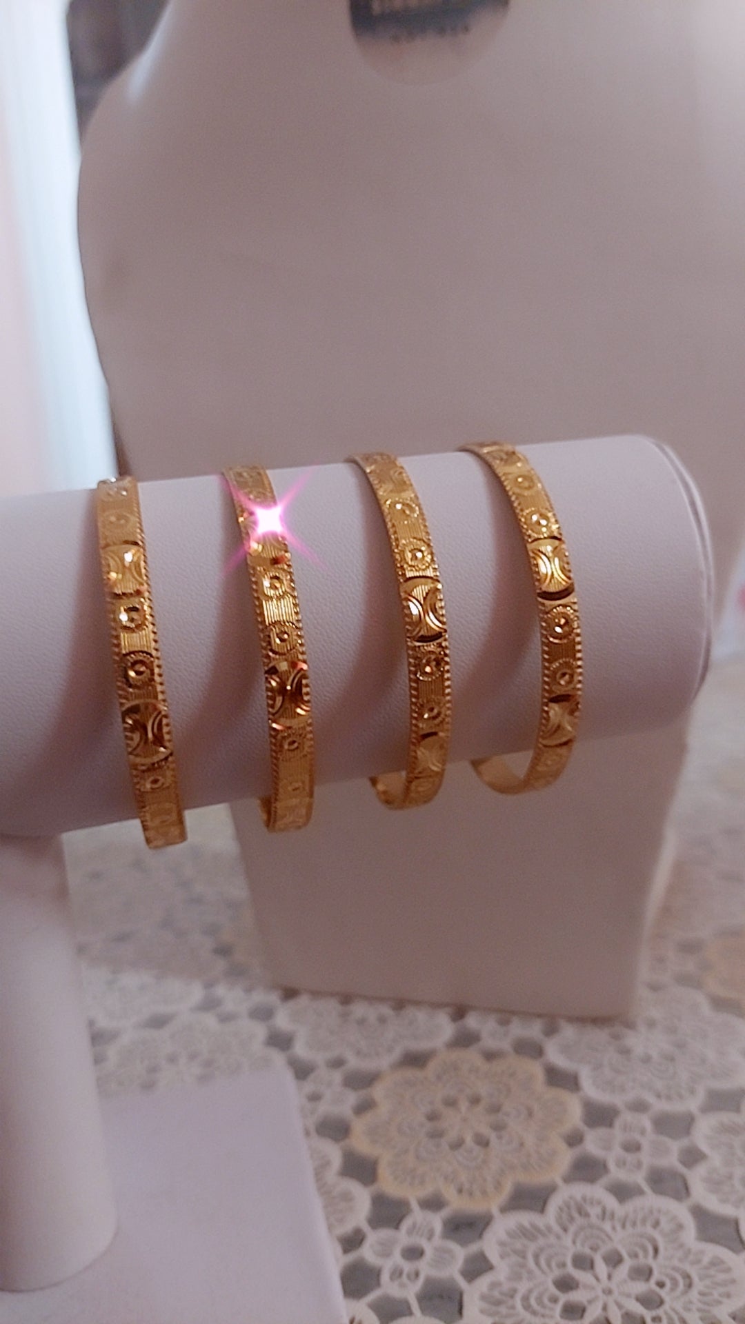 D78 4 piece bangles not 916 gold