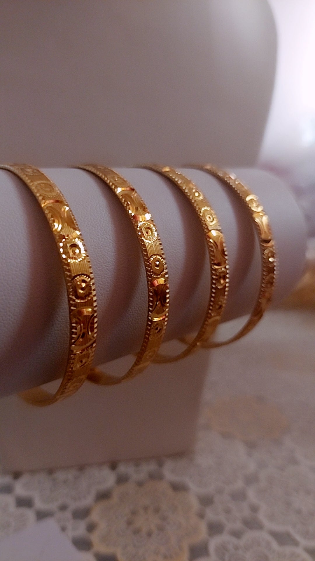 D78 4 piece bangles not 916 gold