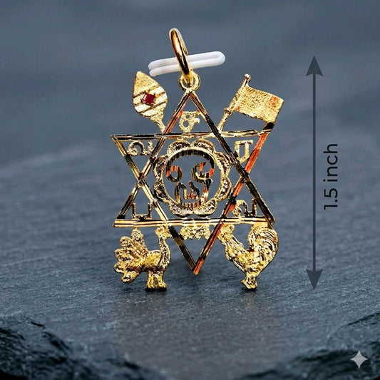 1.5 inch saravan bhavan om locket. Function wear type of jewellery