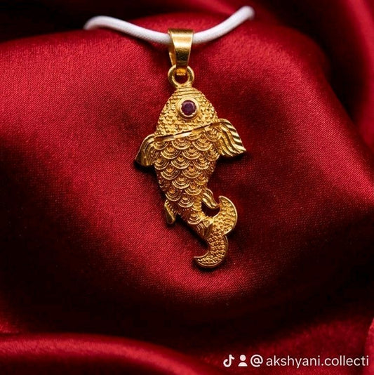 1 inch daily wear fish locket. Not 916 gold. Code F45