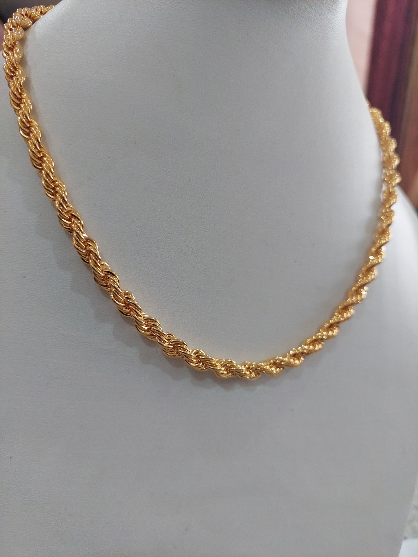 Rope chain (18 inches ) not 916 gold