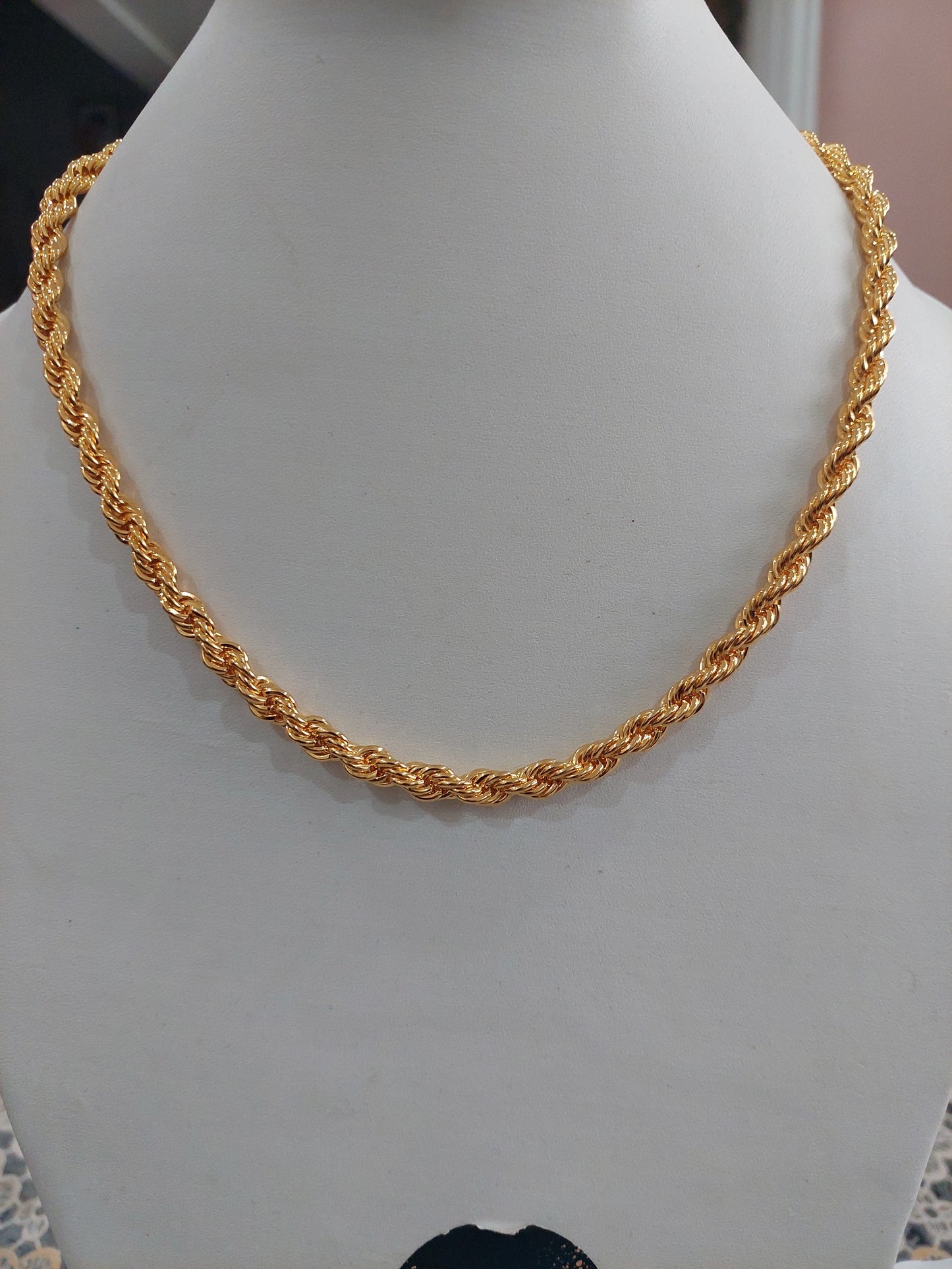 Rope chain (18 inches ) not 916 gold