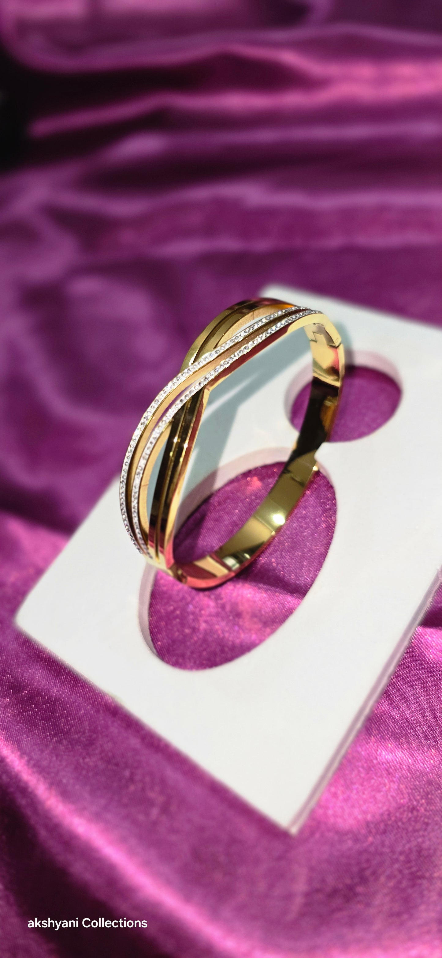 Bangle adjustable.  Code 770. Stainless steel