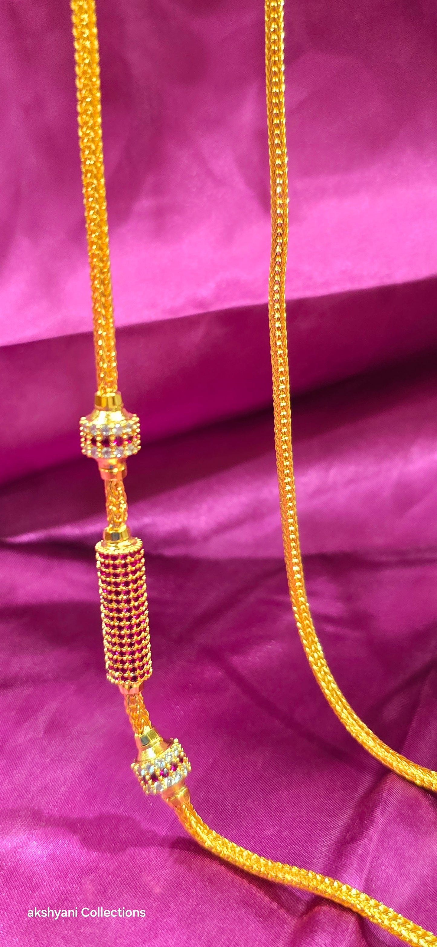 Ruby red function wear thalikodi .Not 916 gold