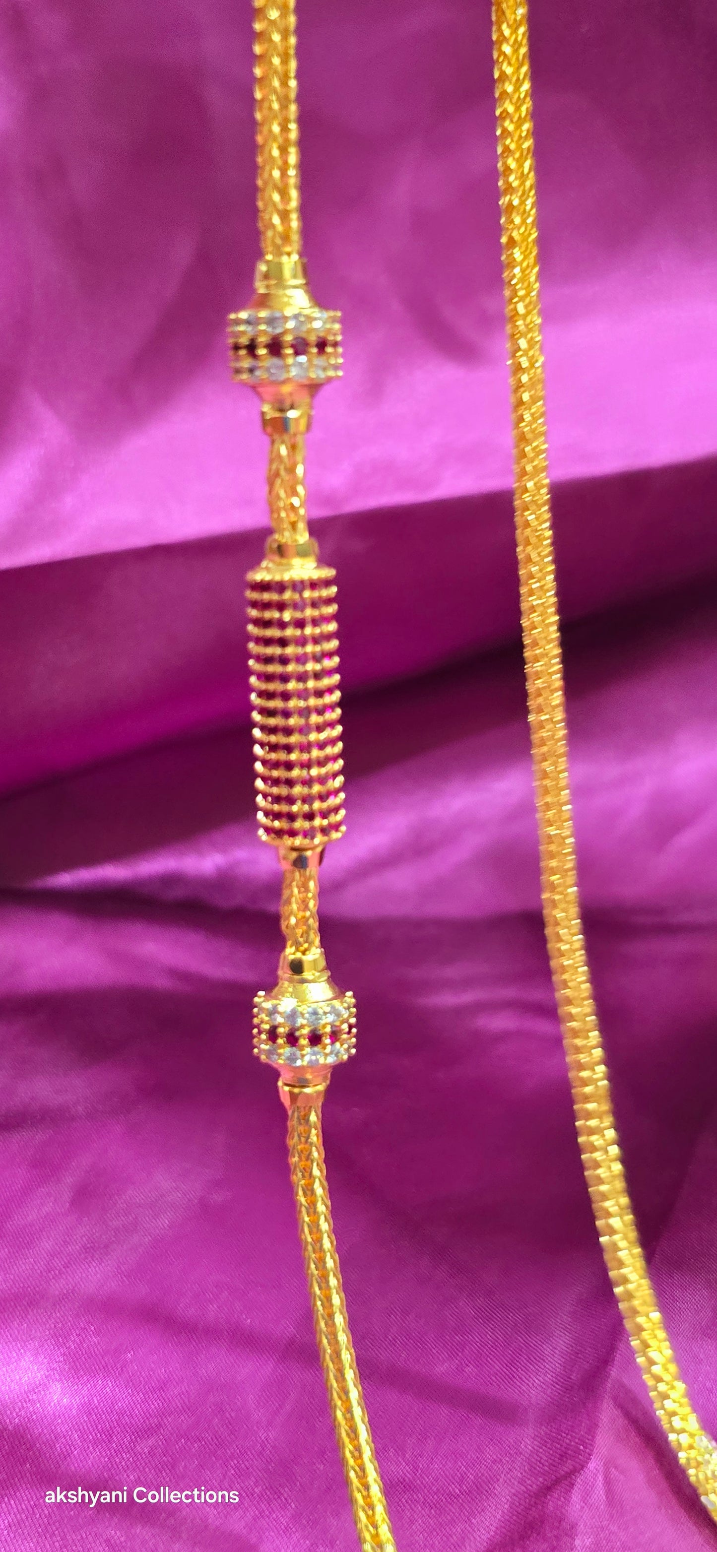 Ruby red function wear thalikodi .Not 916 gold