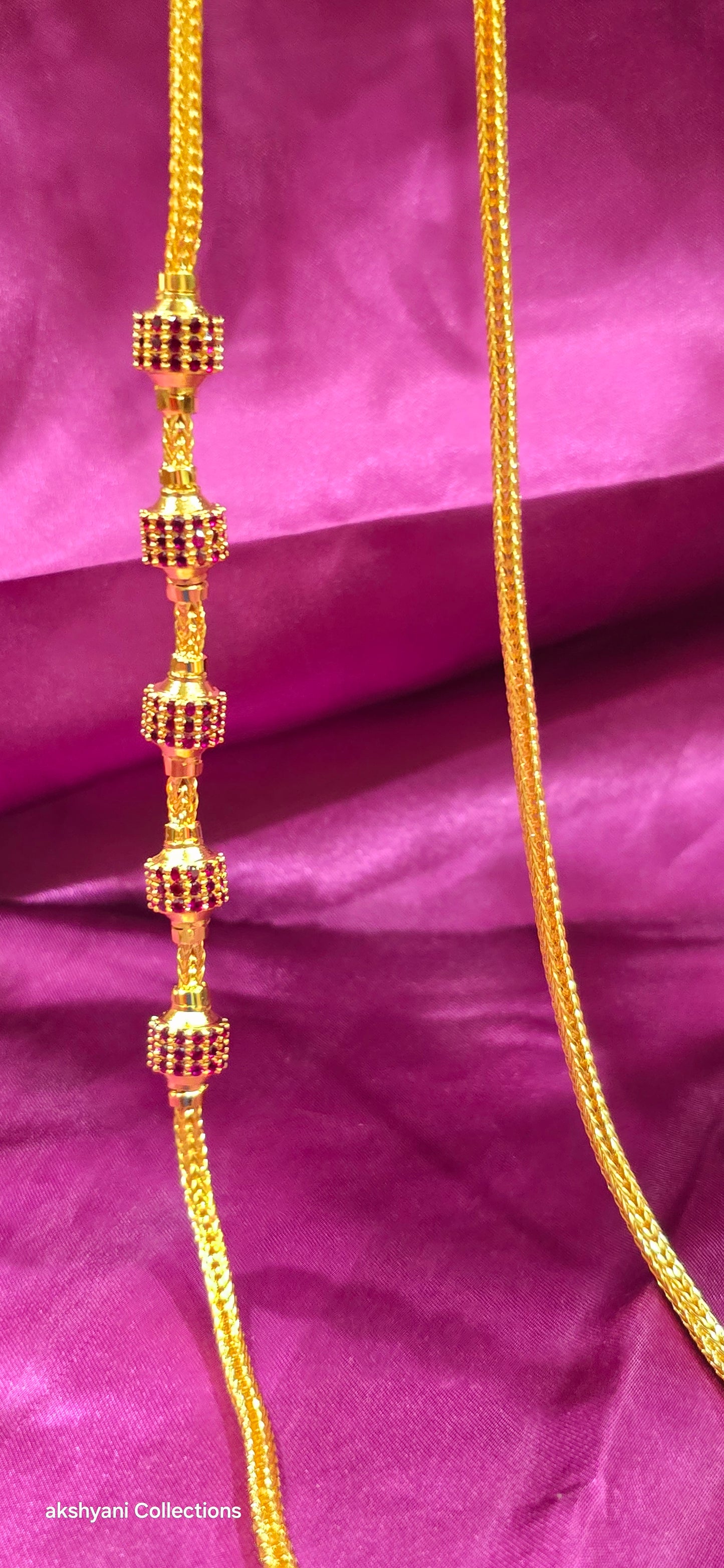 Ruby red function wear thalikodi .Not 916 gold