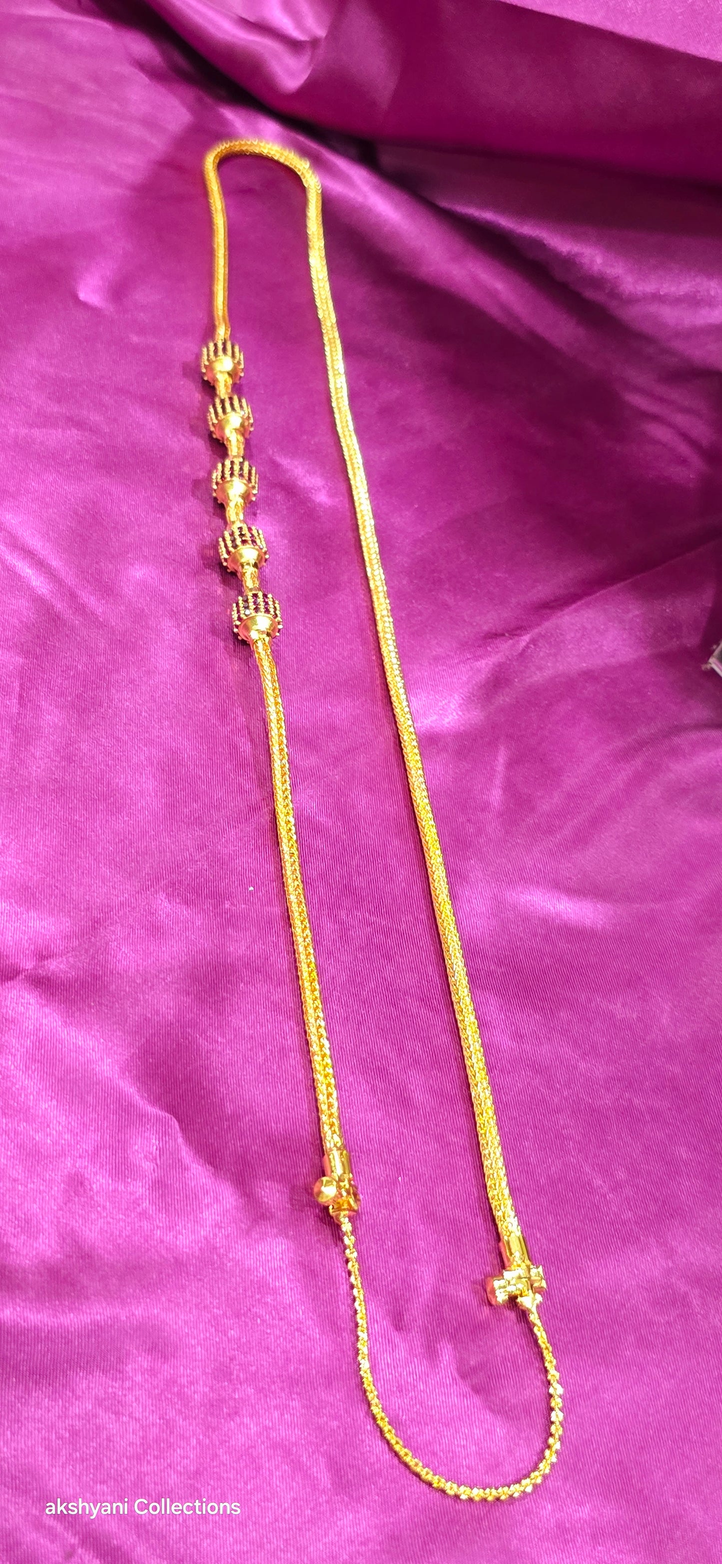 Ruby red function wear thalikodi .Not 916 gold