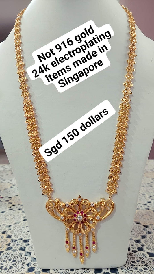 Flower maalai not 916 gold