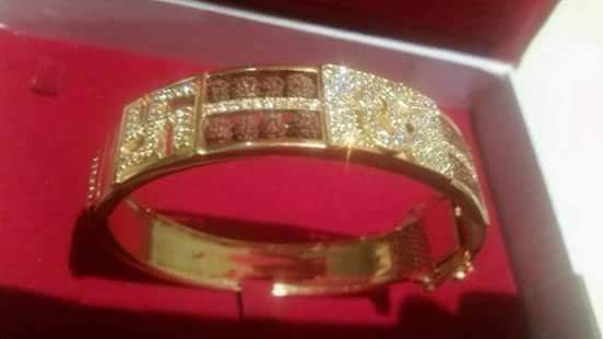 Rudharksha bangle not 916 gold