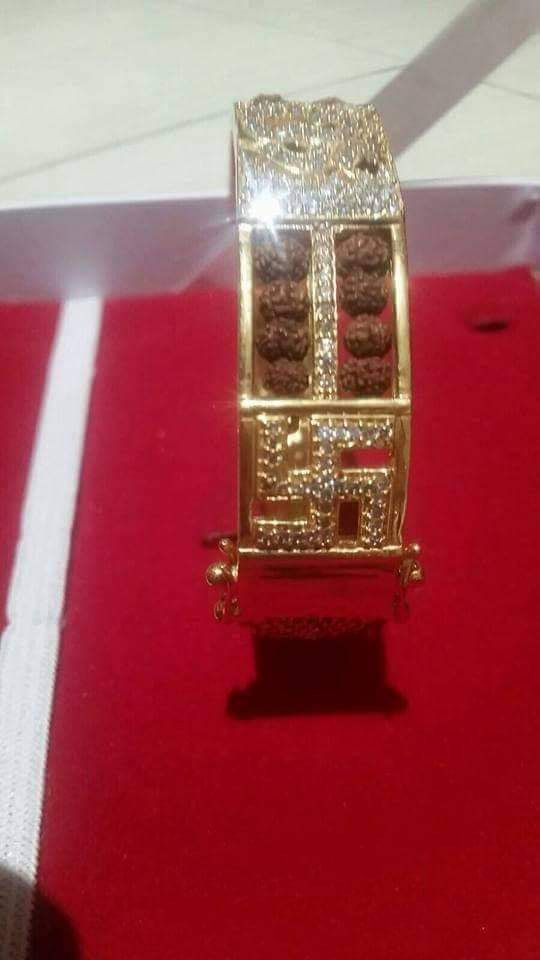 Rudharksha bangle not 916 gold