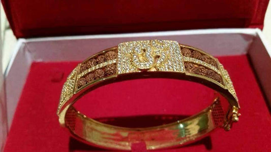 Rudharksha bangle not 916 gold