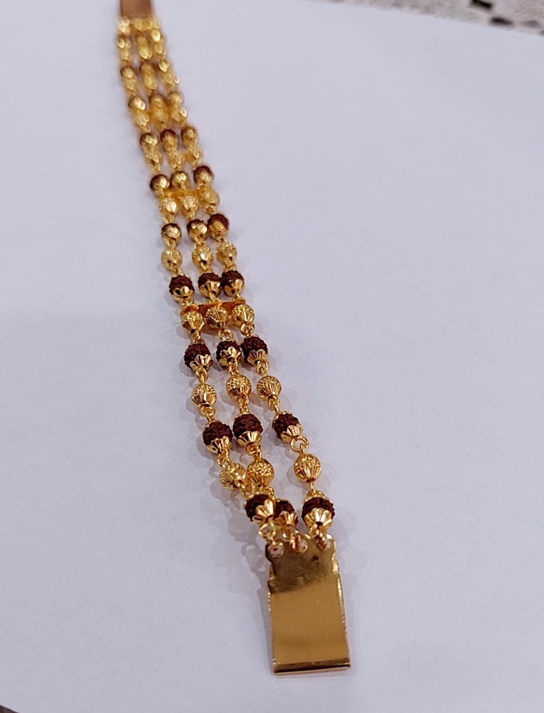 Faux rudharksha bracelet