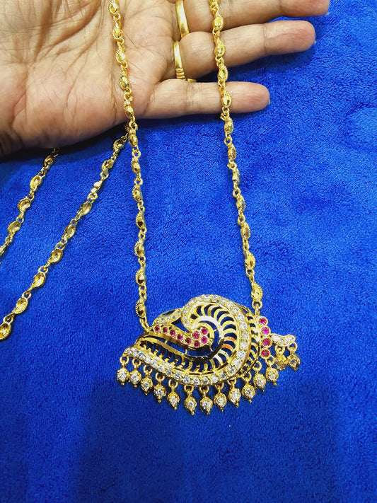 Sangu chain 30 inches not 916 gold. Please buy washing solution separately. Code 742J