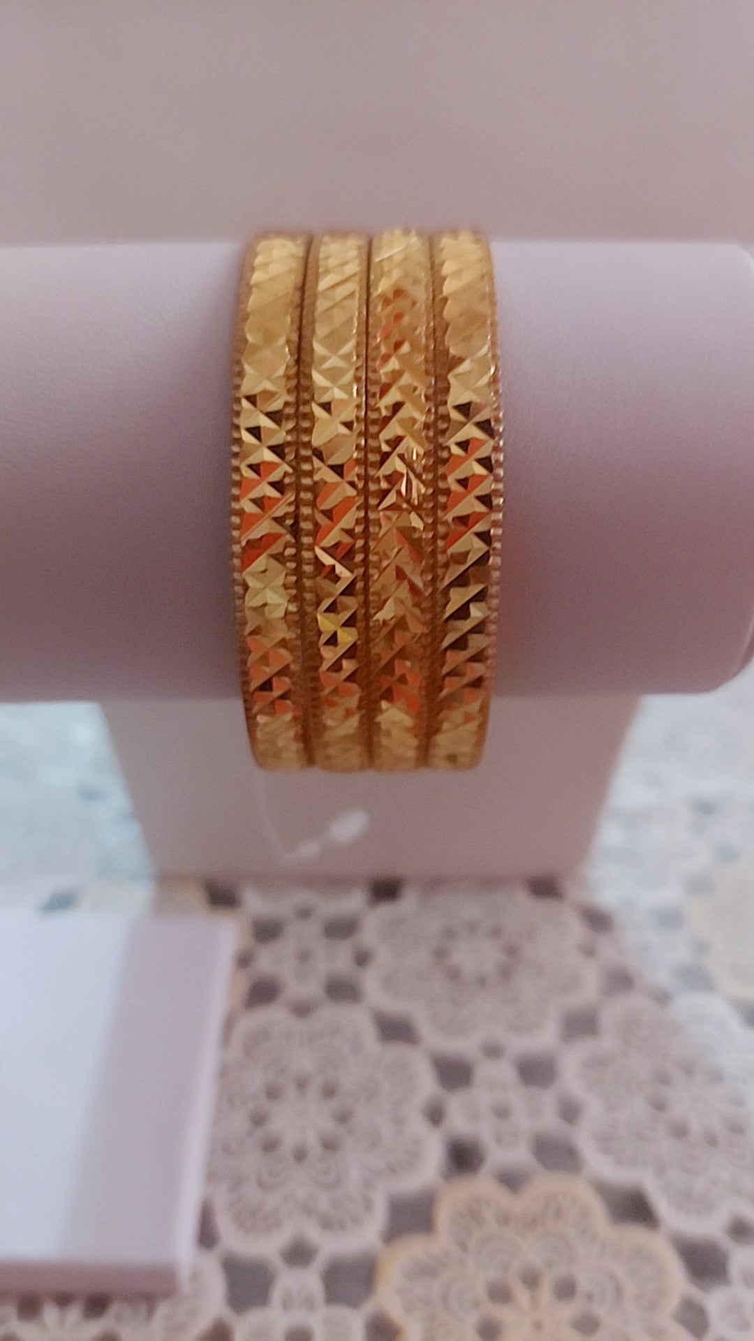 D73 4 PC bangles not 916 gold