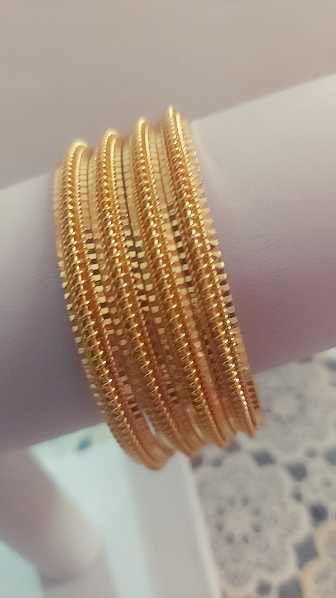 D72 4 pc bangles not 916 gold