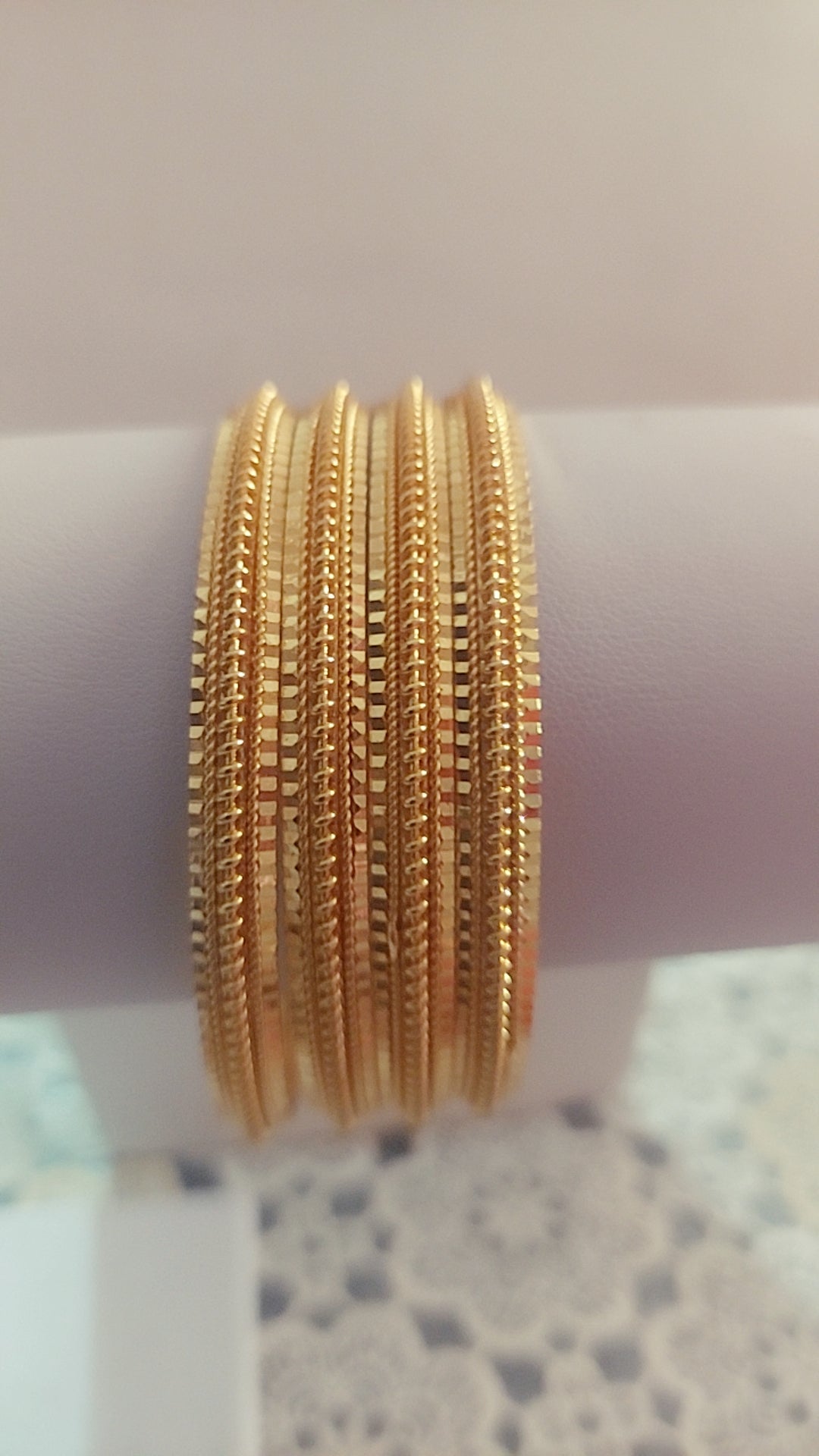 D72 4 pc bangles not 916 gold