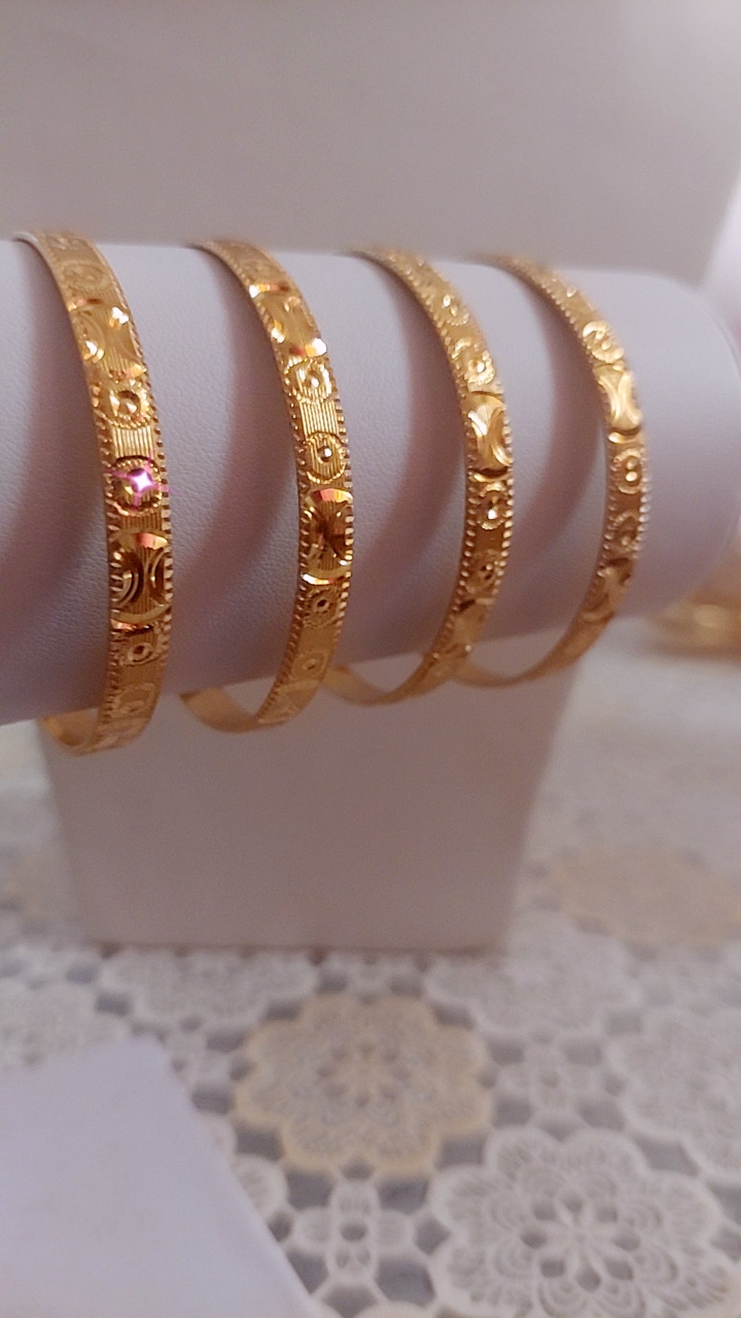 D78 4 piece bangles not 916 gold