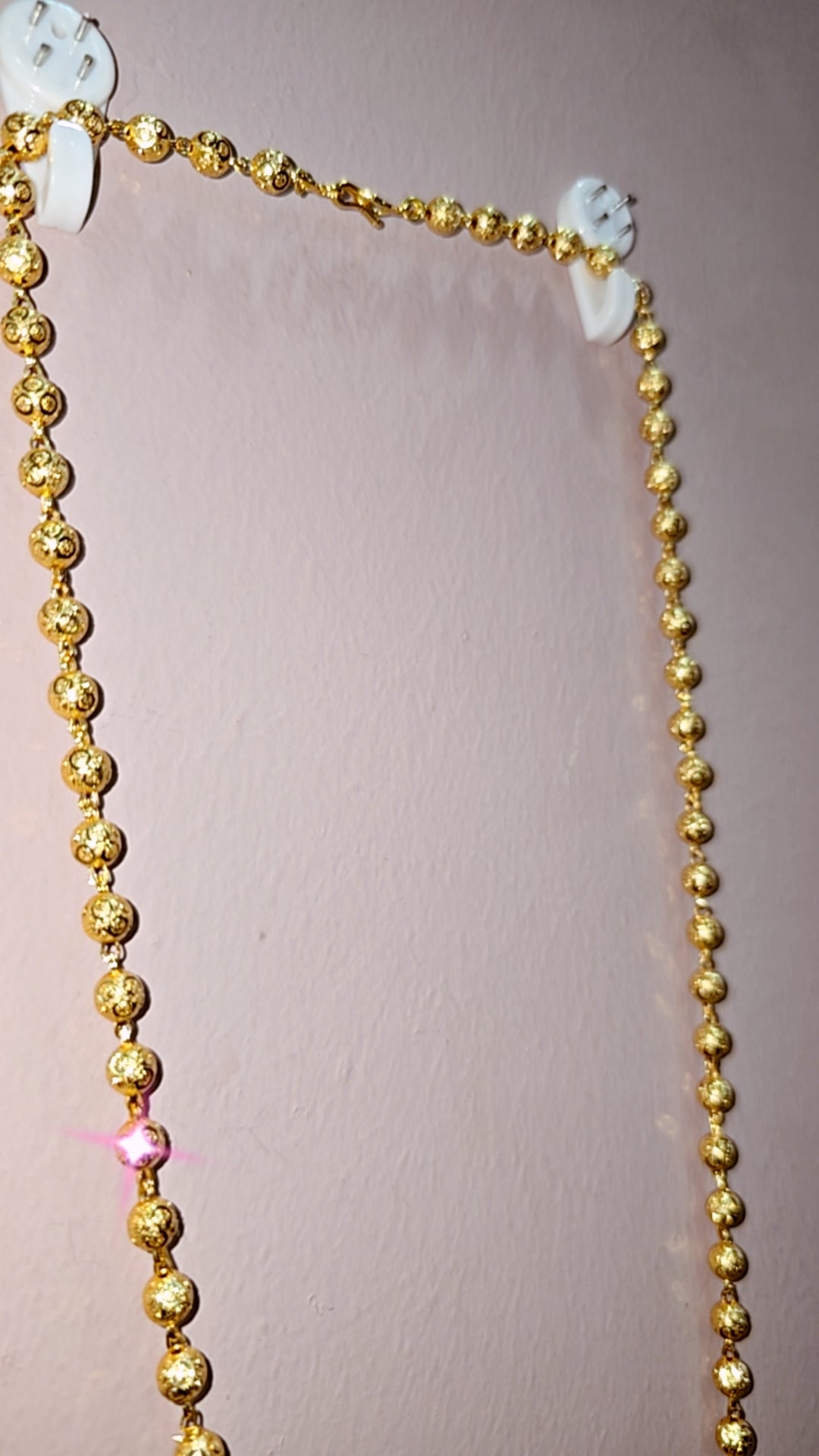 30 inches cz,cut ball chain