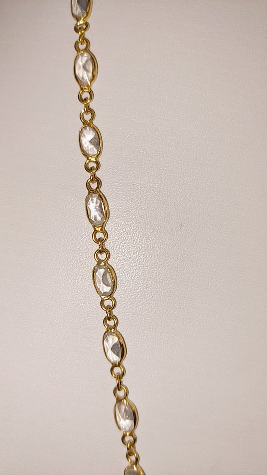 26 inches in length crystal chain