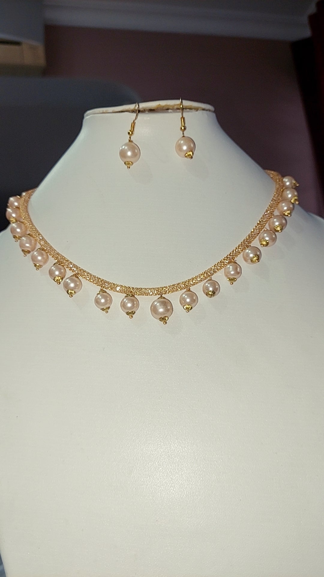 exotic beads set with diamond inner chain