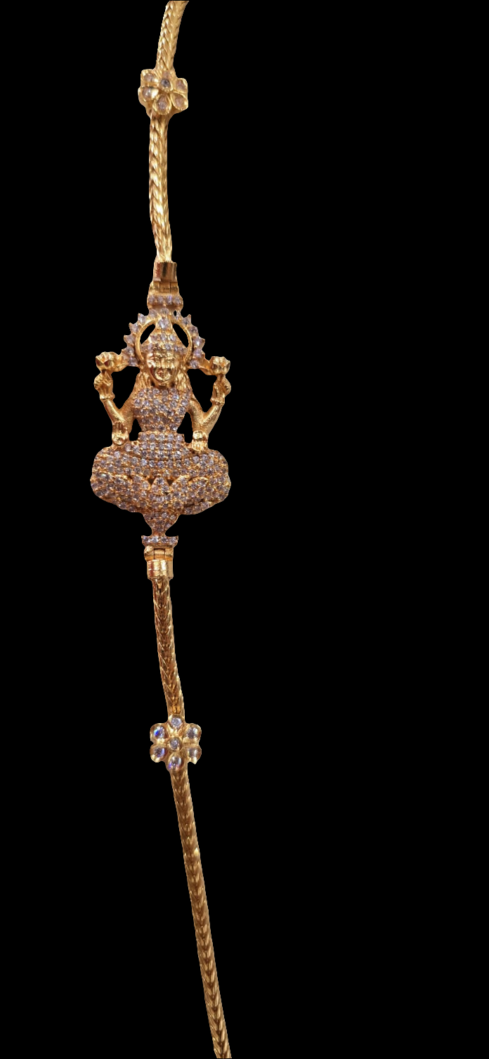 Mahalakshimi brooch function wear type of jewellery. Not 916 gold. Code 666A