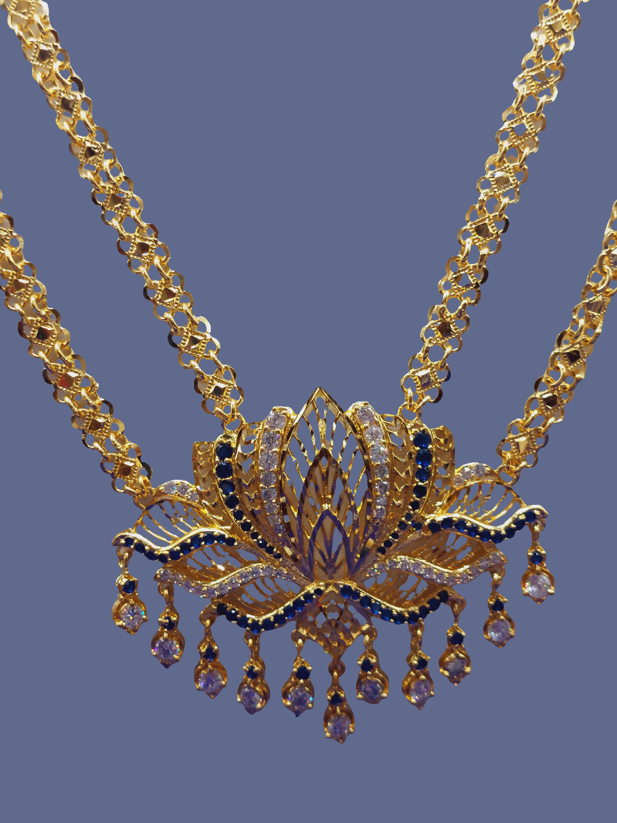 2 layer lotus electroplated maalai ( not 916) code 621.