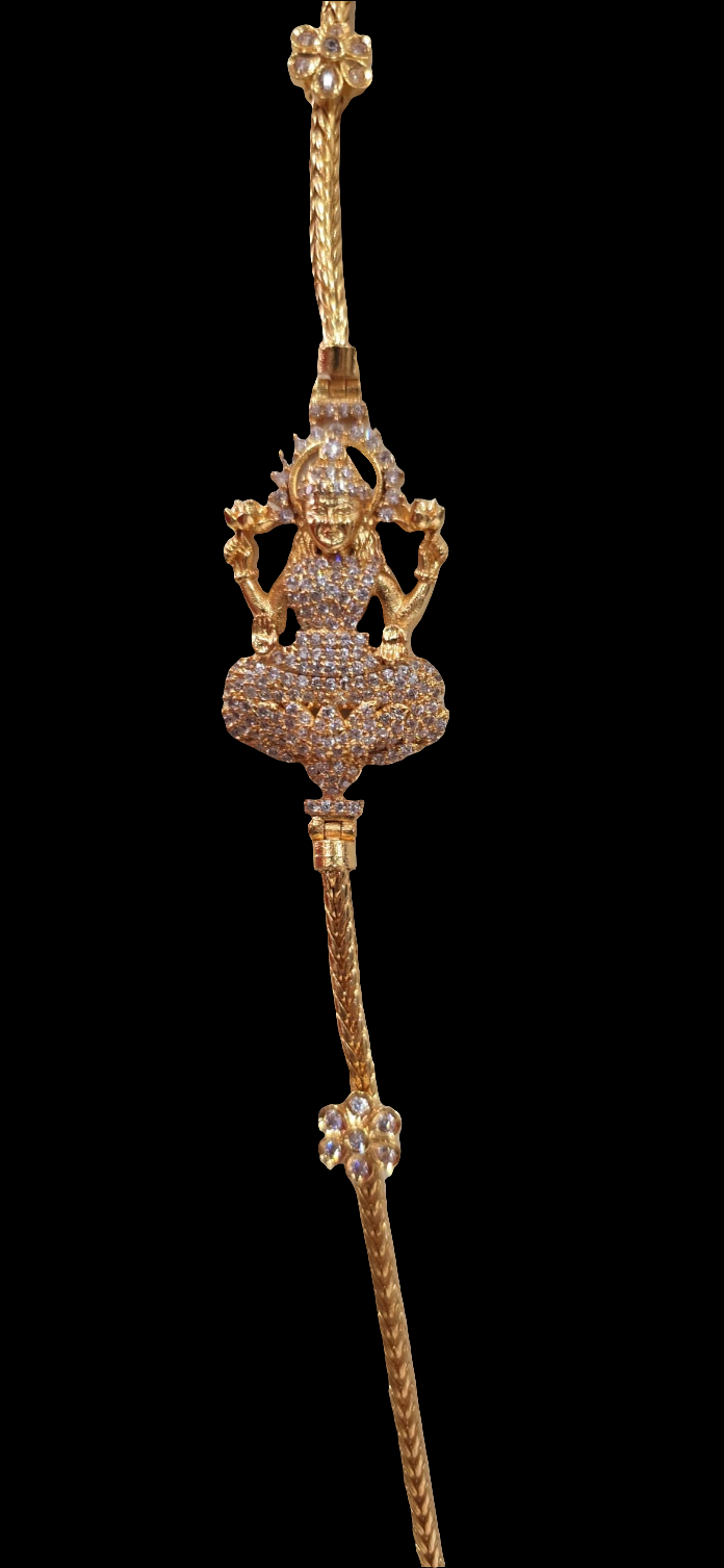 Mahalakshimi brooch function wear type of jewellery. Not 916 gold. Code 666A