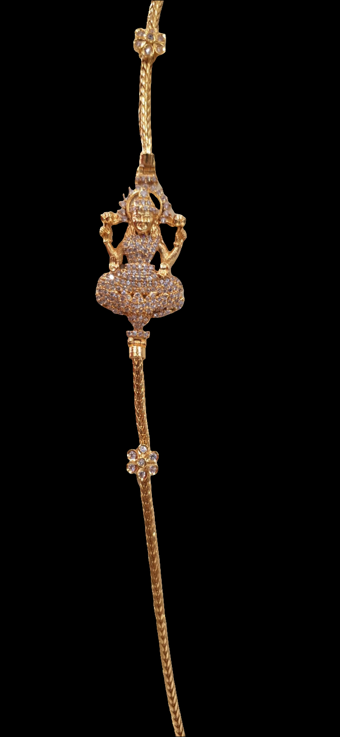 Mahalakshimi brooch function wear type of jewellery. Not 916 gold. Code 666A