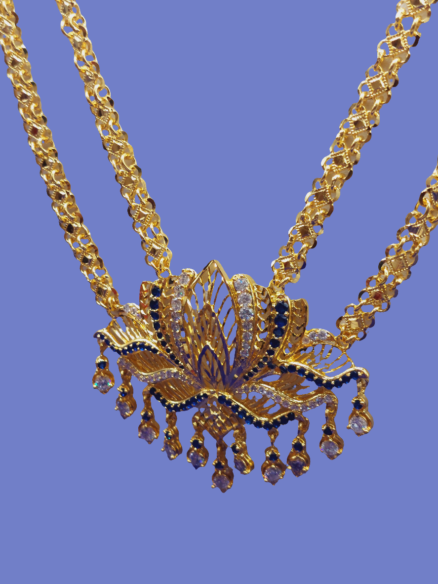 2 layer lotus electroplated maalai ( not 916) code 621.