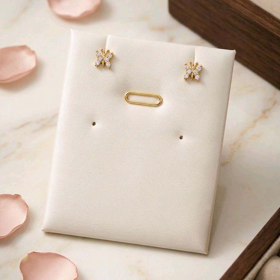 Butterfly earrings. Small and petite. Indian screw type
