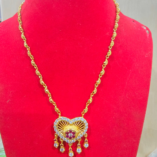 Paruppu chain with love locket