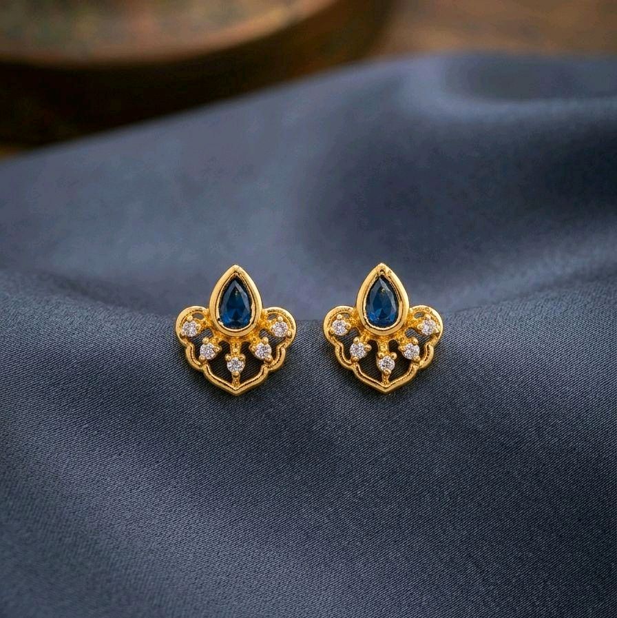 Cute small petite earrings. NOT 916 GOLD. Colours available