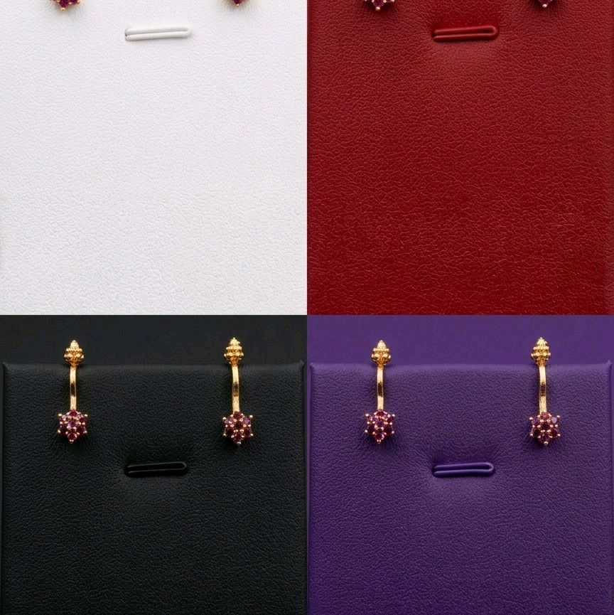 Press on koppu ( per pair) 2 pcs . No piercing needed. Not 916 gold. Code K098