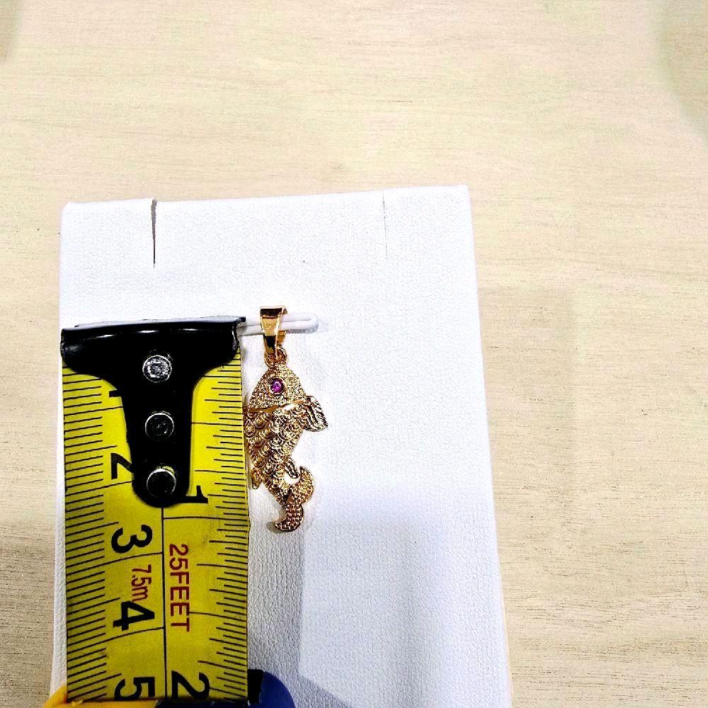1 inch daily wear fish locket. Not 916 gold. Code F45
