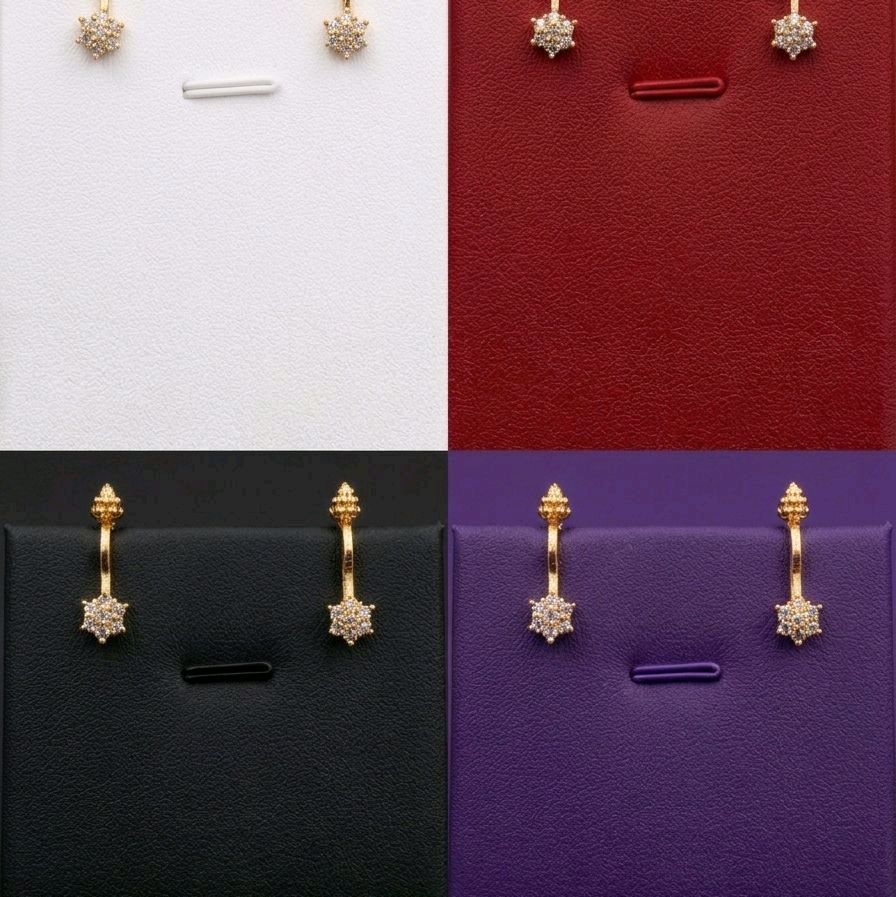 Press on koppu ( per pair) 2 pcs . No piercing needed. Not 916 gold. Code K098