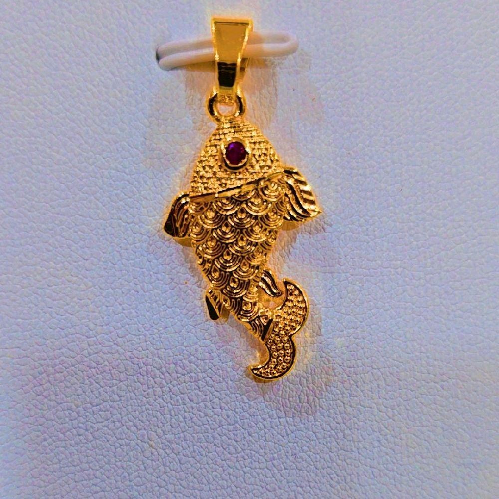 1 inch daily wear fish locket. Not 916 gold. Code F45