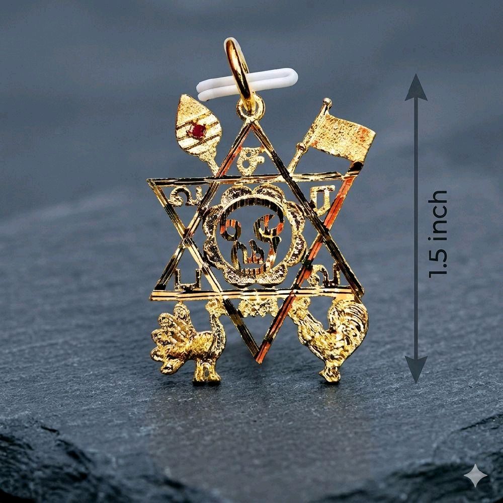 1.5 inch saravan bhavan om locket. Function wear type of jewellery