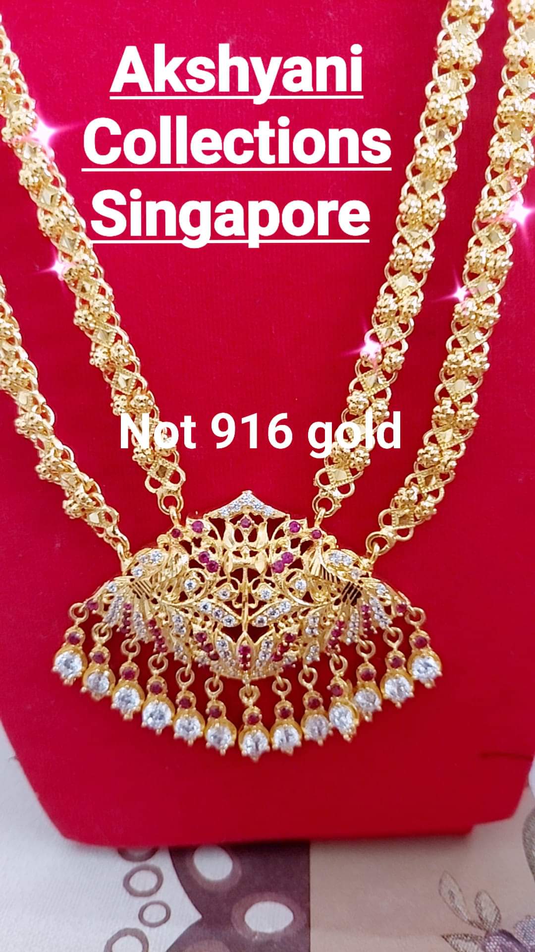 Thirsulam 2 layer pendent chain not 916